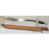Image 1 : FILLIPINO EAGLE HEAD GAYANG W/ LEATHER SCABBARD