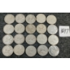 Image 1 : LOT OF 20 - 1939-1968 CDN 25 CENT COINS