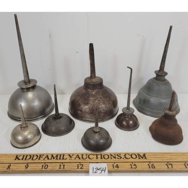 LOT OF 8 - VINTAGE OILERS