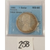Image 3 : 1965 CDN SILVER DOLLAR - CCCS GRADED