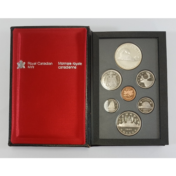 1986 RCM DOUBLE DOLLAR PROOF SET