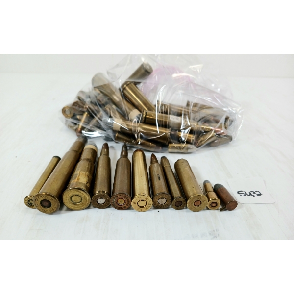 AMMO: QTY OF MIXED RNDS - INCL .433E, .297-230 MORRIS, 3X219 ZIPPER, ETC