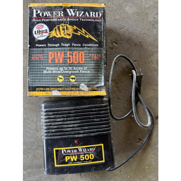 POWER WIZARD PW500 FENCER - WORKING