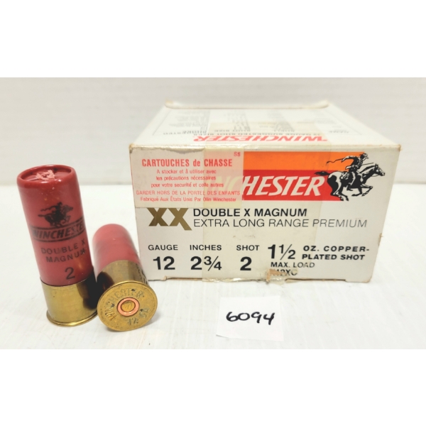 AMMO: 25X WINCHESTER 12 GA 2 3/4 IN NO 2