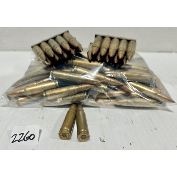 AMMO: 129X 7.62X45 MM - MILITARY FMJ