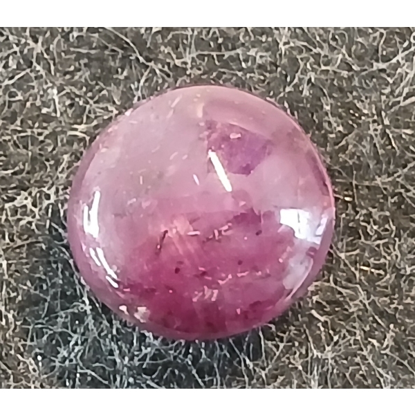 NATURAL STAR RUBY - ROUND CABOCHON CUT
