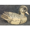 Image 3 : ARTEK FAUX SCRIMSHAW WATERFOWL TRINKET BOX - CIRCA 1989