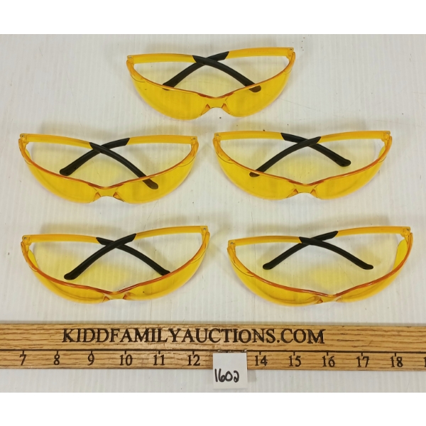 LOT OF 5 - SAFETY GLASSES