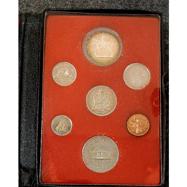 1973 RCM PROOF SET - 100TH ANN. OF PEI CONFEDERATION INTO CANADA