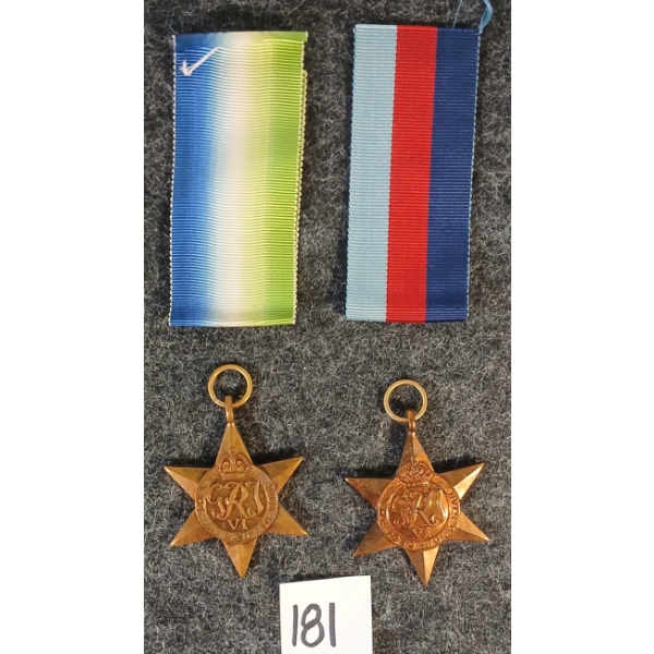 LOT OF 2 - 1939-1945 & ATLANTIC STAR MEDALS