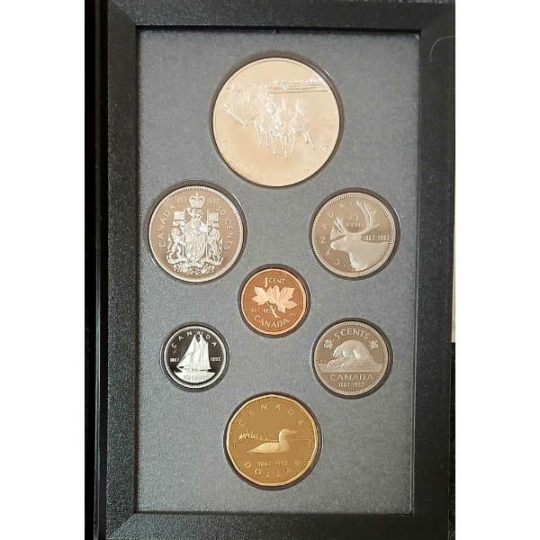 1992 RCM PROOF SET - ANN. OF KINGSTON & YORK STAGECOACH SERVICE