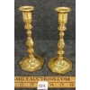 PAIR OF BALDWIN BRASS CANDLESTICK HOLDERS