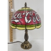 Image 3 : TIFFANY STYLE COCA-COLA TABLE LAMP