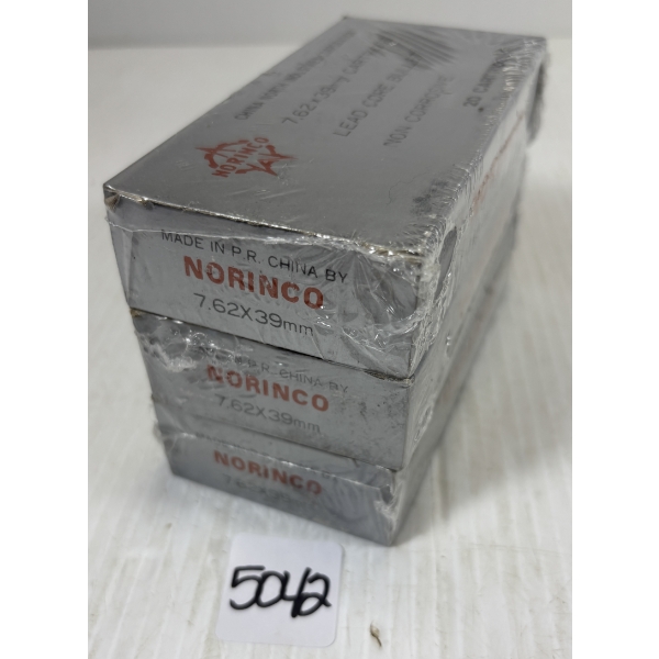 AMMO: 60 X NORINCO 7.62 X 39 