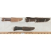 Image 2 : LOT OF 3 - KNIVES W/ SHEATHS - INCL GERMAN SOLINGEN