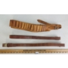 Image 1 : LOT OF 3 - LEATHER SLINGS & AMMO BELT