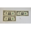Image 1 : LOT OF 3 - 1976 & 1985 U.S. $1 & $2 BANKNOTES
