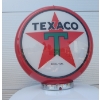 Image 3 : TOKHEIM GAS PUMP - TEXACO FIRE-CHIEF - 4 SIDED AD GLASS - LIGHT UP GLOBE 