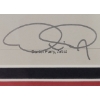 Image 5 : TIE DOMI & BOB PROBERT FRAMED PRINT - AUTOGRAPHED