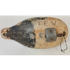 Image 5 : SMALL VINTAGE DECOY DUCK W/ WEIGHT - SIGNED T.E.W.