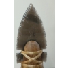 Image 5 : OBSIDIAN KNIFE W/ ANTLER HANDLE ON LEATHER STRING