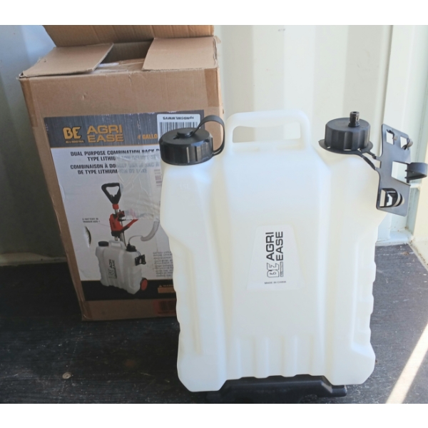 AGRI EASE 7.2V LITHIUM-ION CORDLESS SPRAYER - AS NEW