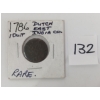 Image 1 : 1786 DUTCH EAST INDIA CO. 1 DUIT COIN