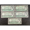 Image 2 : LOT OF 22 - 1967 CDN $1 BANKNOTES