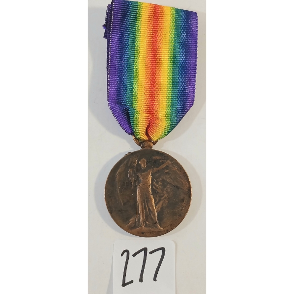 WWI VICTORY MEDAL - 5049. L. CFL. W.B. MO KAY C.A.S.C.