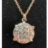 Image 3 : PALE BLUE PENDANT NECKLACE
