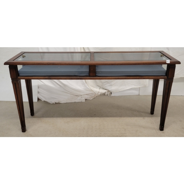 CHERRY SOFA TABLE - TRINKET DISPLAY