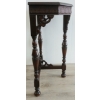 Image 4 : CONSOLE TABLE - JACOBEAN STYLE - MAHOGANY - C. VICTORIAN ERA