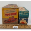 Image 3 : LOT OF 3 - JET-QUEEN SPEED BOAT, MYSTERY BOAT & TUG BOAT - INCL IDEAL'S & IRWIN, ETC.