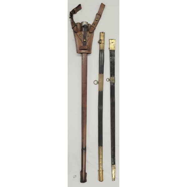 LOT OF 3 - MISC SWORD SCABBARDS