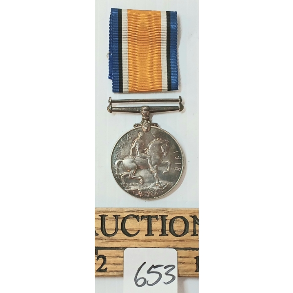 BRITISH 1914-1918 SILVER MEDAL