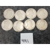 Image 2 : LOT OF 8 - 1904, 1905 & 1910 CDN SILVER 25 CENT PCS