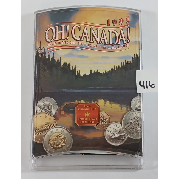 RCM 1999 UNCIRCULATED COIN SET - OH! CANADA!