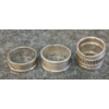 Image 4 : LOT OF 3 - STERLING SILVER RINGS