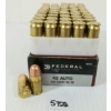 Image 1 : AMMO: 50X FEDERAL .45 AUTO - 230GR - FMJ RN