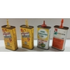 Image 1 : LOT OF 4 - BP ALL PURPOSE, SINGER SEWING MACHINE OIL & LIQUID WRENCH OILERS - 4OZ