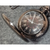 Image 3 : LOT OF 2 - POCKET WATCHES W/ CHAINS - BATTERY OP