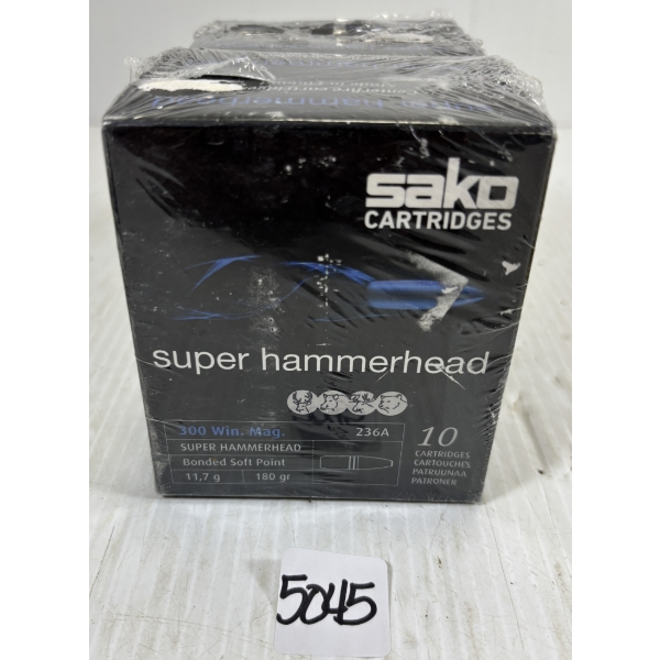 AMMO: 20 X SAKO .300 WIN MAG - 180 GR