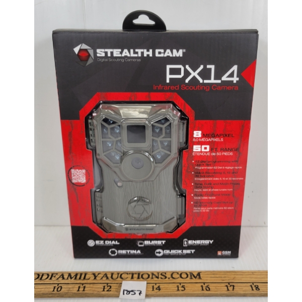 STEALTH CAM PX14 INFRARED SCOUTING CAMERA - AS NEW