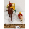 Image 2 : LOT OF 2 - WOLVERINE MECHANICAL FARM WAGON & HARDY RACING SULKY