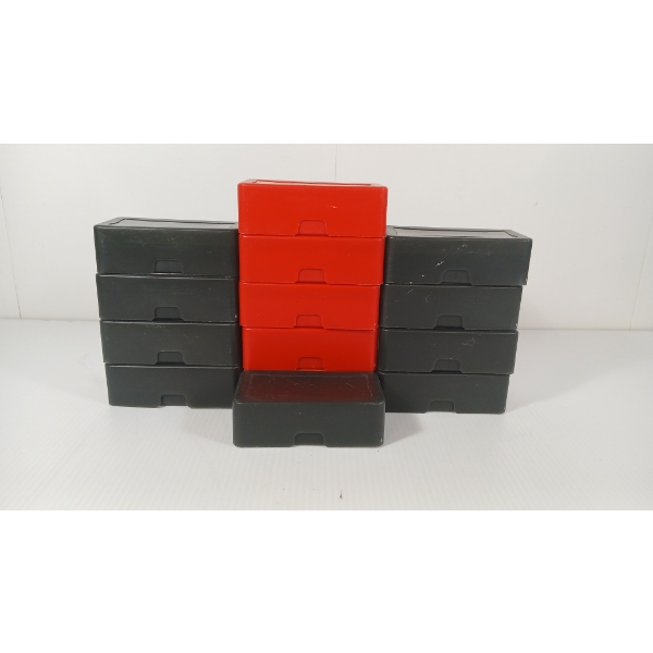 QTY OF AMMO BOXES - INCL CASE GARD