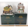 Image 1 : LOT OF 2 - HERITAGE VILLAGE COLLECTION - INCL CROWN & CRICKET INN - THE GRAPES INN 