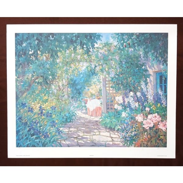 "A SUMMER PLACE" BY JOSE TRINIDAD (1929-2019) - PRINT