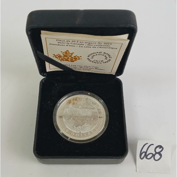 2024 RCM ATLANTIC COAST $20 FINE SILVER COIN
