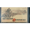 Image 4 : FRAMED RED INDIAN MARATHON "BLUE" PAPER ADVERTISEMENT