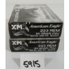 Image 1 : AMMO: 40X AMERICAN EAGLE .223 REM - 55GR - FMJ - SEALED